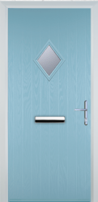 Composite  Door - Cottage Diamond Glazed - High Security - Free Delivery
