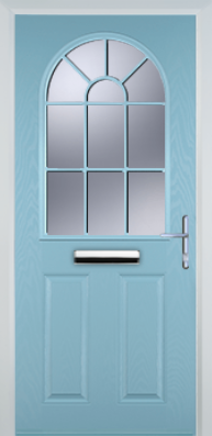 2 Panel Starburst - Composite Door - High Security - Free Delivery