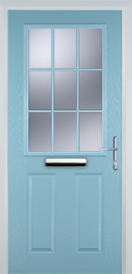 2 Panel 1 Grill - Composite Door - High Security - Free Delivery