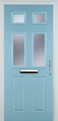 2 Panel 4 Square - Composite Door - High Security - Free Delivery