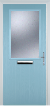 Cottage Composite Door - Half Glazed - High Security - Free Delivery
