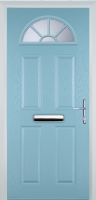 4 Panel Sunburst - Composite Door - High Security - Free Delivery