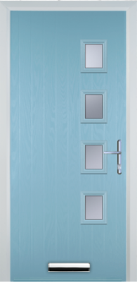 4 Square Right - Contemporary Composite door - High Security - Free Delivery