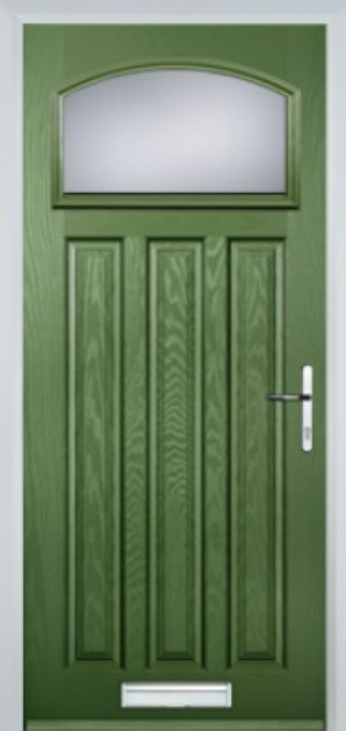 3 Panel Arch Pane - Composite Door - High Security - Free Delivery