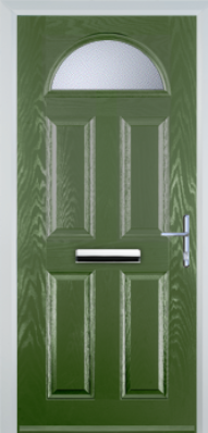 4 Panel 1 Arch - Composite Door - High Security - Free Delivery