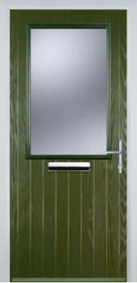 Cottage Composite Door - Half Glazed - High Security - Free Delivery