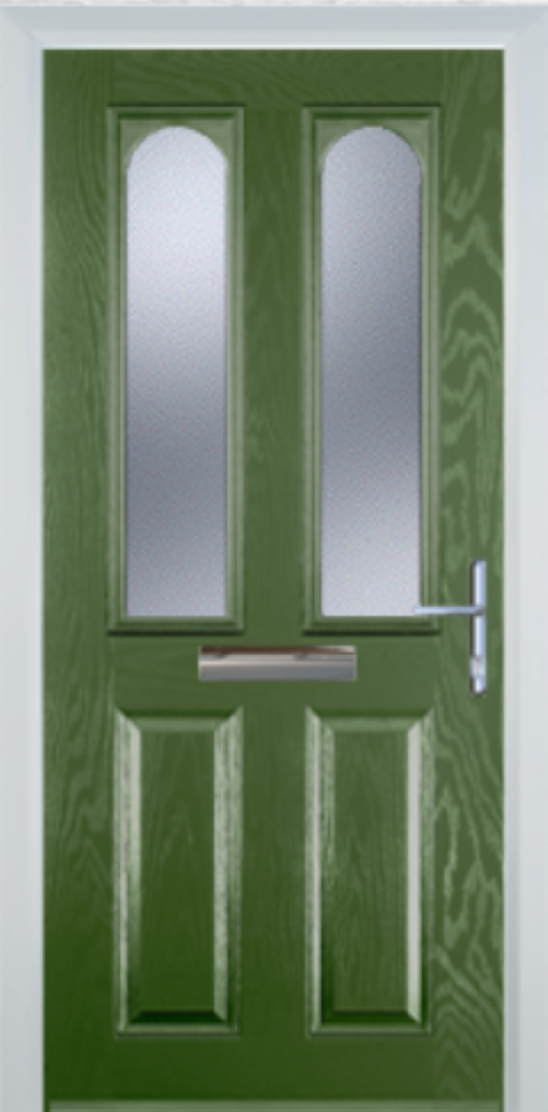 Composite Door - 2 Arch 2 Panel - High Security - Free Delivery