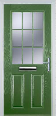 2 Panel 1 Grill - Composite Door - High Security - Free Delivery
