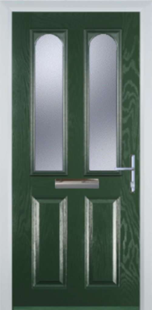 Composite Door - 2 Arch 2 Panel - High Security - Free Delivery
