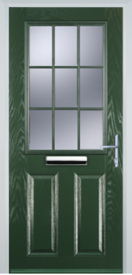 2 Panel 1 Grill - Composite Door - High Security - Free Delivery