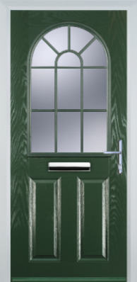 2 Panel Starburst - Composite Door - High Security - Free Delivery
