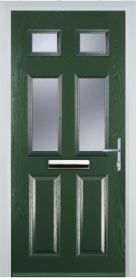 2 Panel 4 Square - Composite Door - High Security - Free Delivery