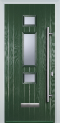 3 Square Middle Long Bar Handle - Composite Door - High Security - Free Delivery