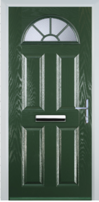 4 Panel Sunburst - Composite Door - High Security - Free Delivery