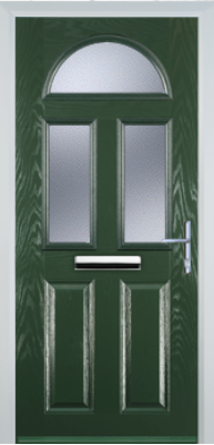 2 Panel 2 Square 1 Arch - Composite Door - High Security - Free Delivery