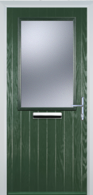 Cottage Composite Door - Half Glazed - High Security - Free Delivery
