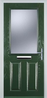 2 Panel 1 Square - Composite Door - High Security - Free Delivery