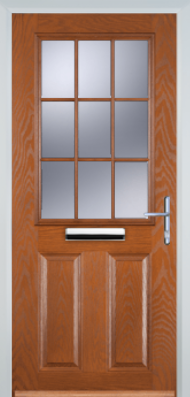 2 Panel 1 Grill - Composite Door - High Security - Free Delivery