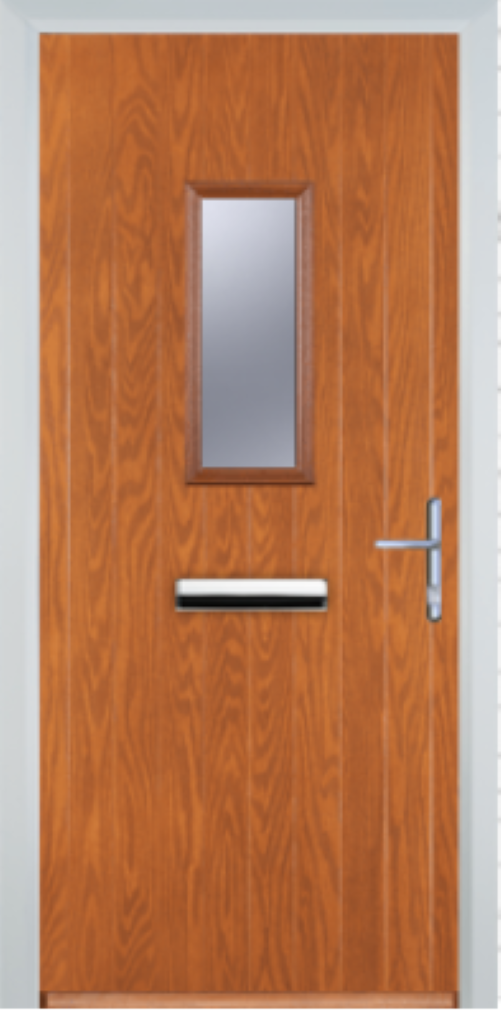 Contemporary Composite Door - Cottage 1 Square - High Security Features - Free Delivery