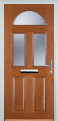 2 Panel 2 Square 1 Arch - Composite Door - High Security - Free Delivery