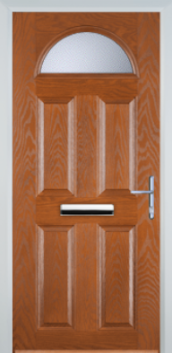 4 Panel 1 Arch - Composite Door - High Security - Free Delivery