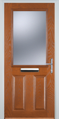 2 Panel 1 Square - Composite Door - High Security - Free Delivery