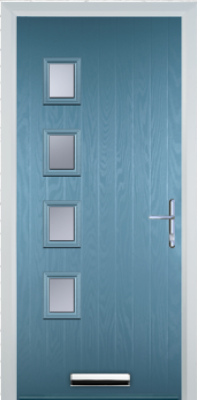 4 Square Left - Composite Door - High Security - Free Delivery