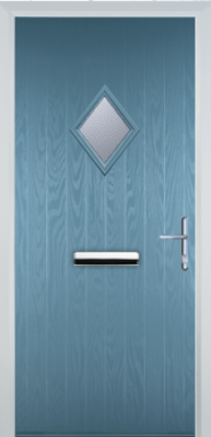 Composite  Door - Cottage Diamond Glazed - High Security - Free Delivery