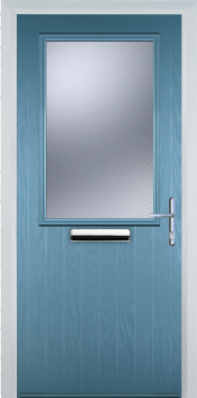 Cottage Composite Door - Half Glazed - High Security - Free Delivery