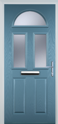 2 Panel 2 Square 1 Arch - Composite Door - High Security - Free Delivery