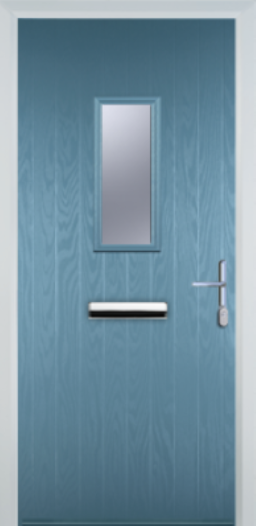Contemporary Composite Door - Cottage 1 Square - High Security Features - Free Delivery