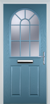 2 Panel Starburst - Composite Door - High Security - Free Delivery