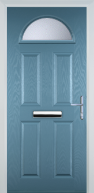 4 Panel 1 Arch - Composite Door - High Security - Free Delivery