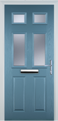 2 Panel 4 Square - Composite Door - High Security - Free Delivery