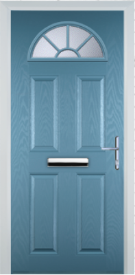4 Panel Sunburst - Composite Door - High Security - Free Delivery