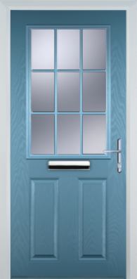 2 Panel 1 Grill - Composite Door - High Security - Free Delivery