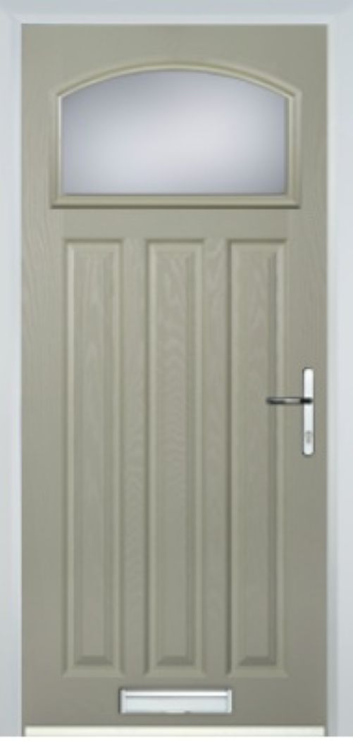 3 Panel Arch Pane - Composite Door - High Security - Free Delivery