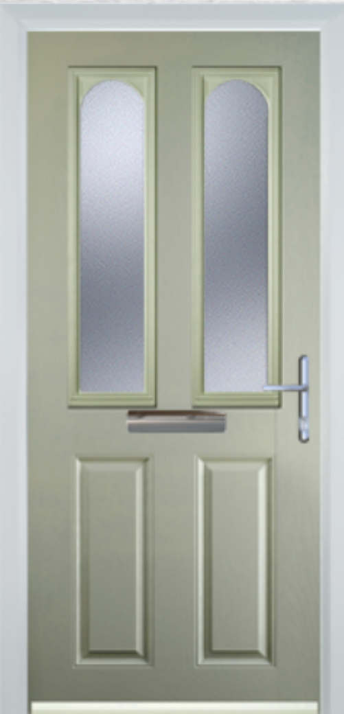 Composite Door - 2 Arch 2 Panel - High Security - Free Delivery