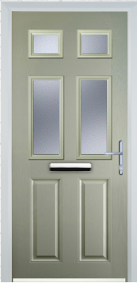 2 Panel 4 Square - Composite Door - High Security - Free Delivery