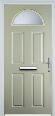 4 Panel 1 Arch - Composite Door - High Security - Free Delivery