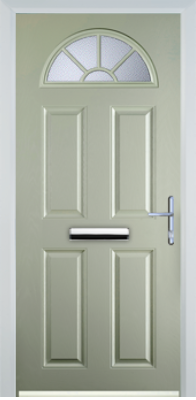4 Panel Sunburst - Composite Door - High Security - Free Delivery