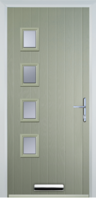 4 Square Left - Composite Door - High Security - Free Delivery