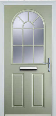 2 Panel Starburst - Composite Door - High Security - Free Delivery