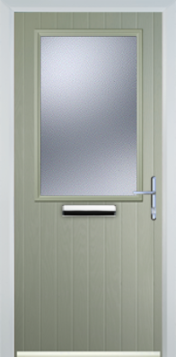 Cottage Composite Door - Half Glazed - High Security - Free Delivery