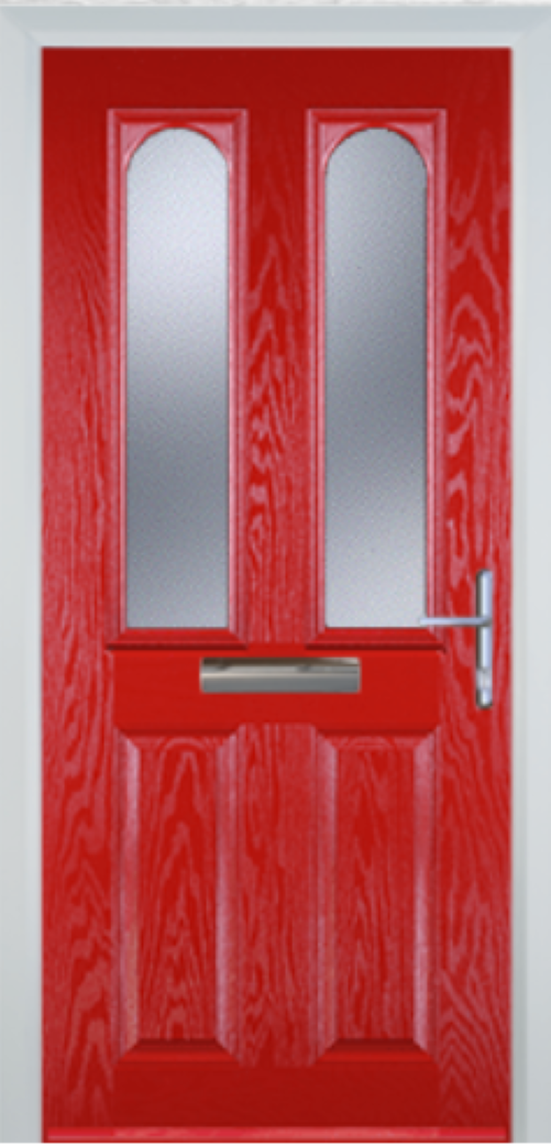 Composite Door - 2 Arch 2 Panel - High Security - Free Delivery