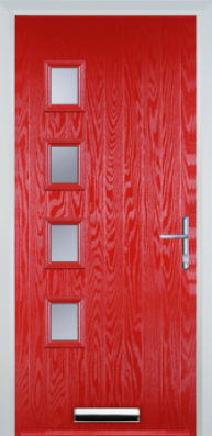 4 Square Left - Composite Door - High Security - Free Delivery