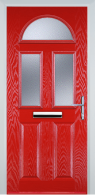 2 Panel 2 Square 1 Arch - Composite Door - High Security - Free Delivery