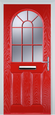 2 Panel Starburst - Composite Door - High Security - Free Delivery
