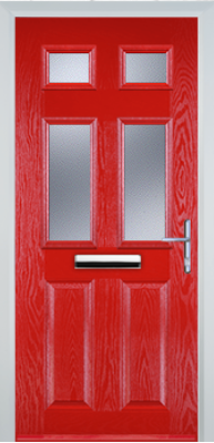 2 Panel 4 Square - Composite Door - High Security - Free Delivery