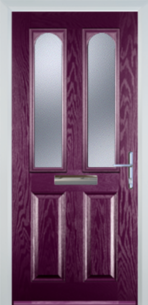 Composite Door - 2 Arch 2 Panel - High Security - Free Delivery